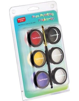 Face Painting Palette with Primary Colors